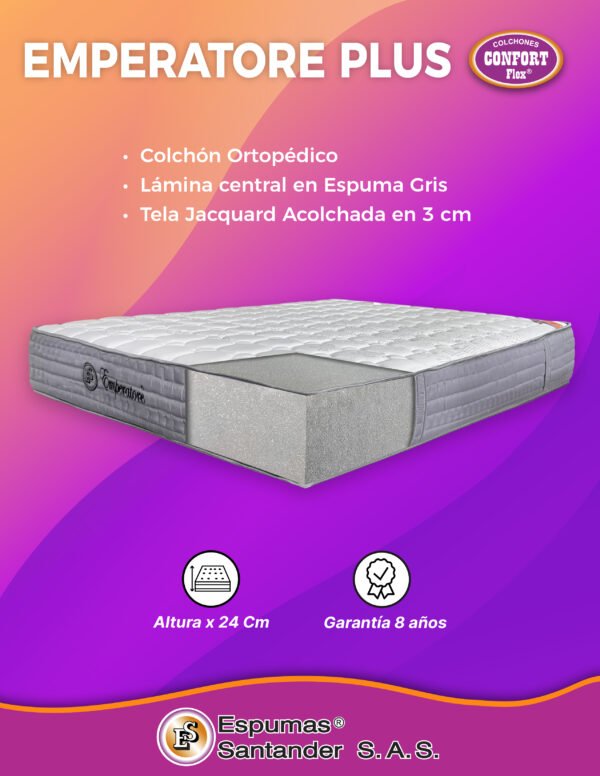 Colchón EMPERATORE PLUS X 24