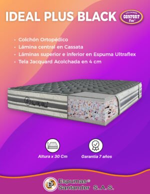 Colchón IDEAL PLUS BLACK X 30